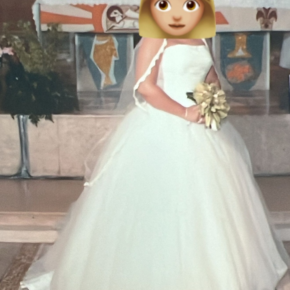 Oleg Cassini White Wedding Dress